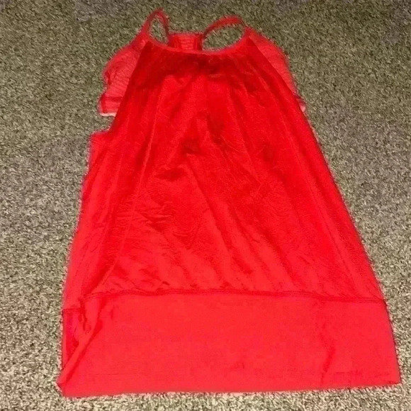 lululemon athletica Tops - Lululemon Orange Tank Top with Built in Sports Bra